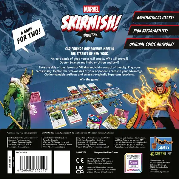 MARVEL Skirmish! In New York Board Game - Image 2