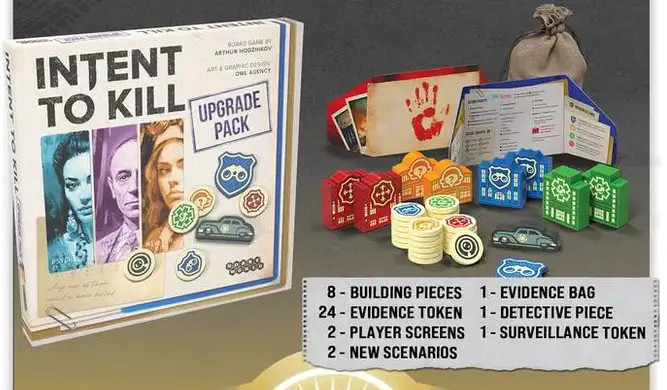 Intent to Kill Board Game + Upgrade Pack - Image 2
