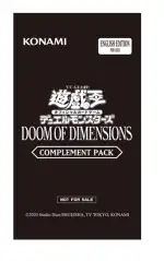 Yugioh OCG Asian English Doom of Dimensions Booster Pack - Image 2